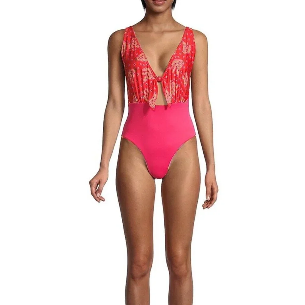 Farm Rio Reversible Tiki Bananas Lucy One Piece